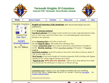 Tablet Screenshot of kofc.yarmouth.org