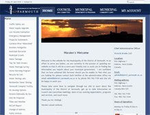 Tablet Screenshot of district.yarmouth.ns.ca